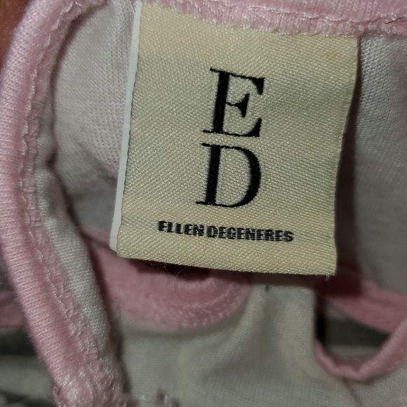 Ellen Degeneres Puppy 🐶 Dress with Ruffle pleated hem pink colar.. X small - Picture 6 of 14